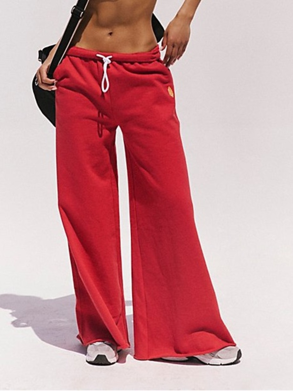 NWT Free People FP Movement For the Win Wide Leg Pants Sporty Loungewear Large
